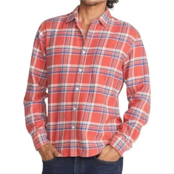 American Eagle Men's Button Down Plaid Shirt - Picture 1 of 9